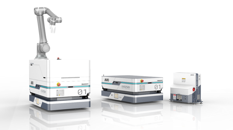 ibet數位開發的自主式移動機器人（AMR250M），搭配全向輪並結合AI演算法、2D LiDAR、3D攝影機等技術，協助客戶實現產線全自動化